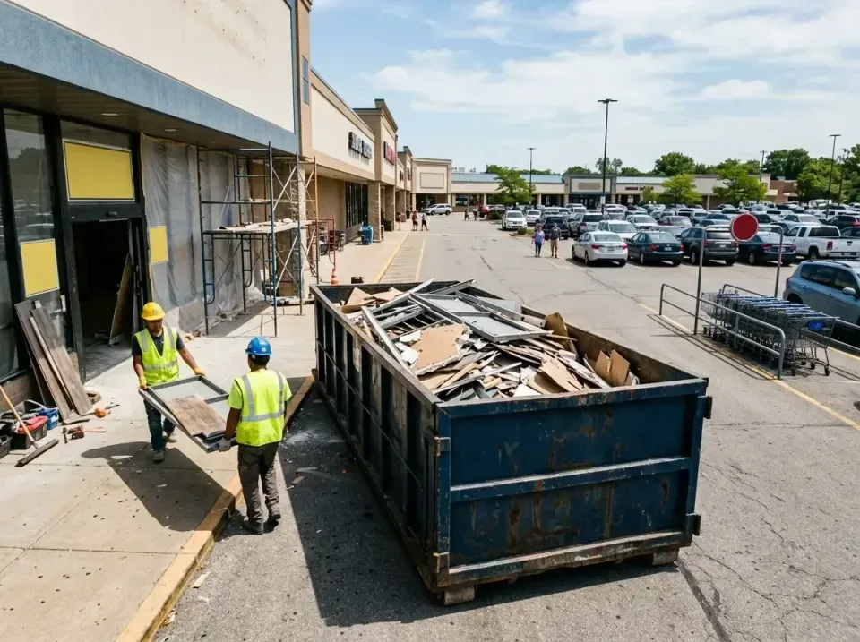 retail-store-renovation-debris-003 — frequently asked questions, Roll-off Dumpster Rentals in Buffalo Grove, IL